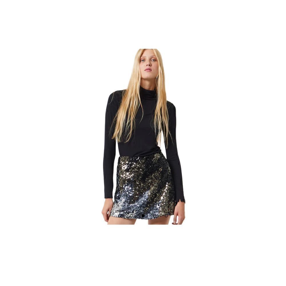 FRENCH CONNECTION Emin Sequined Mini Skirt Size US 6 NWOT